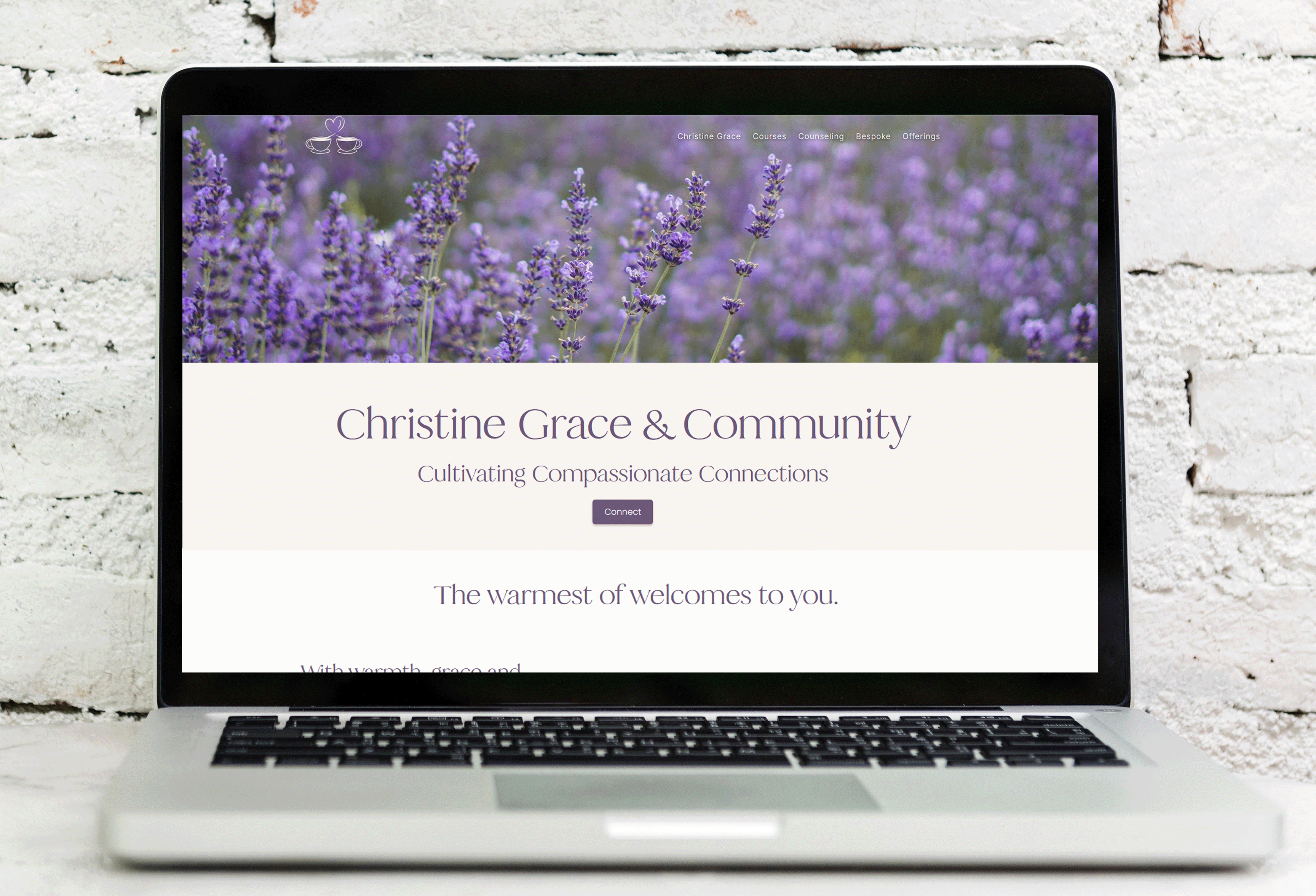 Christine Grace & Community website photo